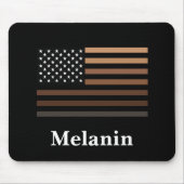 Melanin African American USA Flag Black History Muismat (Voorkant)