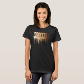 Melanin Afro Black African Black Pride T-shirt (Voorkant volledig)