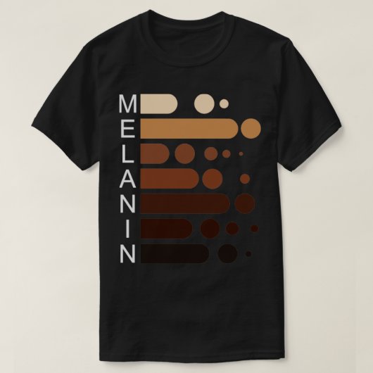 Melanin Black History T-shirt (Design voorkant)
