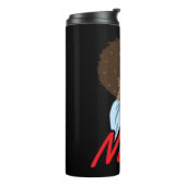 Melanin Black Nurse Clothing Gift African American Thermosbeker (Gedraaid links)