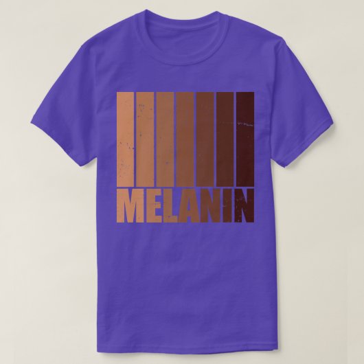 Melanin Black Pride BLM Black History Maand Queen T-shirt (Design voorkant)