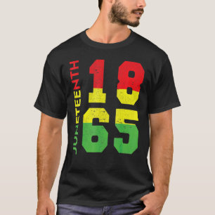 Melanin Black Pride King June19th1865 African Amer T-shirt