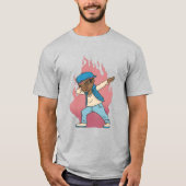 Melanin Boy Dabbing T-shirt (Voorkant)