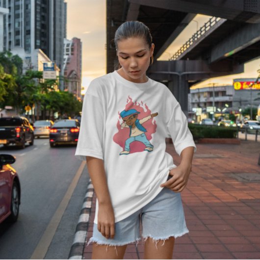 Melanin Boy Dabbing T-shirt