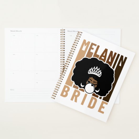 Melanin Bride Poppin Planner (Display)