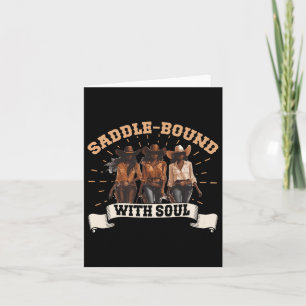 Melanin Cowgirls Afrikaanse Melanin Cowgirl Zwart Kaart