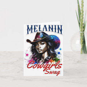 Melanin Cowgirls Afrikaanse Melanin Verenigde Stat Kaart