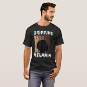 Melanin Drift Melanin Women Black Girl Melanate T-shirt (Voorkant volledig)