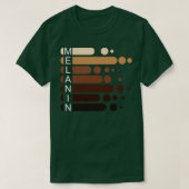 Melanin Drippin Melanin T-shirt (Design voorkant)