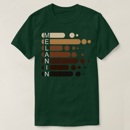 Melanin Drippin Melanin T-shirt (Design voorkant)