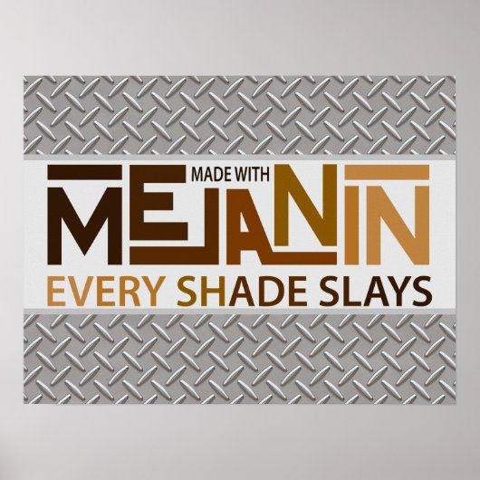 Melanin Elke Shade Slays Poster (Voorkant)
