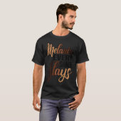 MELANIN EVERY SHADE SLAYS PRIDE T-SHIRT (Voorkant volledig)