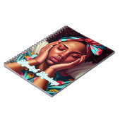 MELANIN GEÏNSPIREERD 80 PAGINA SPIRAAL NOTITIEBOEK (Linkerzijde)