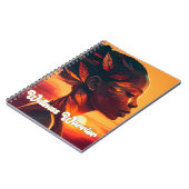 MELANIN GEÏNSPIREERD 80 PAGINA SPIRAAL NOTITIEBOEK (Linkerzijde)