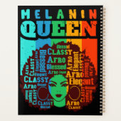 Melanin Koningin Zwart Meisje Magische Afrikaanse Planner (Achterkant)