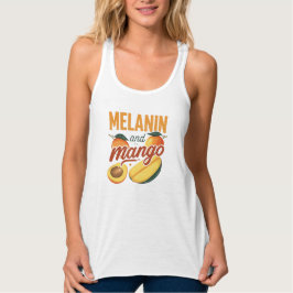 "Melanin & Mango" Zwarte Erfgoed Zomer Tanktop