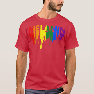 Melanin Melting Rainbow Gay Pride LGBT Maand T-shirt