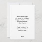 Melanin Mom Happy Mother's Day Feestdagenkaart (Achterkant)