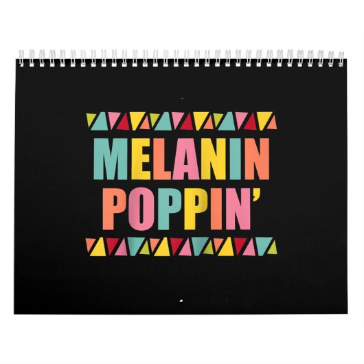 Melanin Poppin 1990 Hip Hop Dance Black Pride Kalender (Hoes)