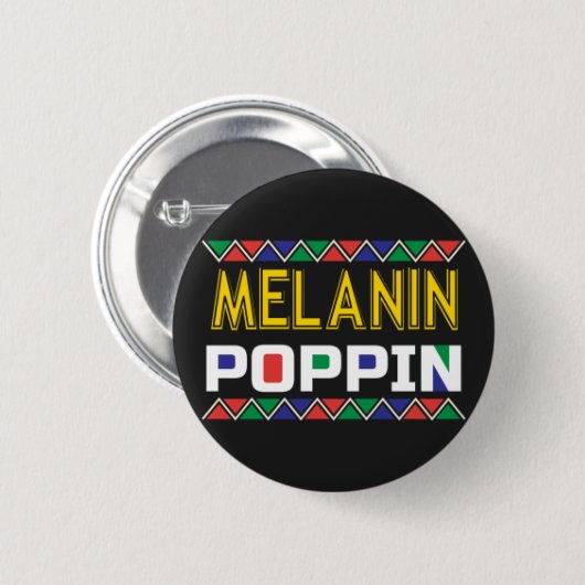 Melanin Poppin Ronde Button 5,7 Cm (Voorkant /achterkant)