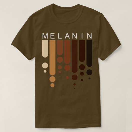Melanin Pride Black T-shirt (Design voorkant)