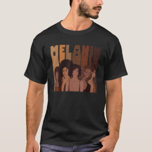 Melanin Princess African American Girls Black Hist T-shirt