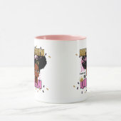 Melanin Prinses in Opleiding tot Koningin Lilibet Mok (Midden)