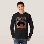 Melanin Queen African American Black History Month T-shirt (Voorkant volledig)