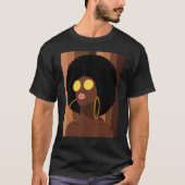 Melanin Queen Afro Lady African American Women's B T-shirt (Voorkant)