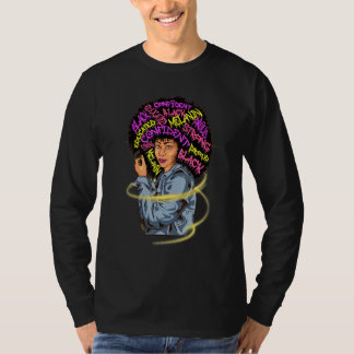 Melanin Queen Geïnspireerd Black Woman Verwant Afr T-shirt