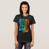 Melanin Queen Hair Lyrics Pride BHM T-shirt (Voorkant volledig)