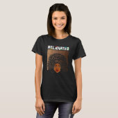 Melanin Queen T-shirt African American Strong Blac (Voorkant volledig)