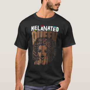 Melanin Queen T-shirt African American Strong Blac