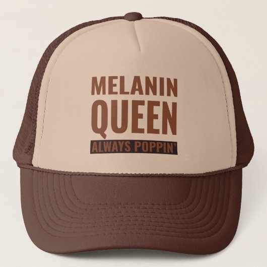 Melanin Queen Trucker Pet (Voorkant)