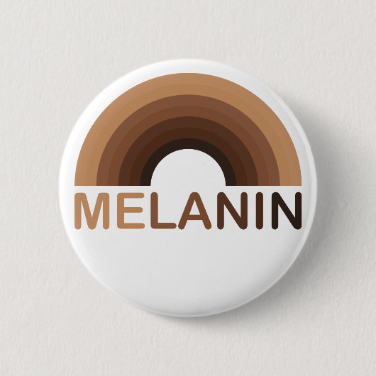 Melanin Rainbow Shades Ronde Button 5,7 Cm (Voorkant)
