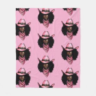 Melanin Rodeo Queen Fleece Deken