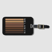 Melanin Shades Grocery Bag Bagagelabel (Voorkant (horizontaal))