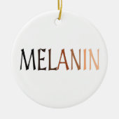 MELANIN Shades of Black Keramisch Ornament (Voorkant)