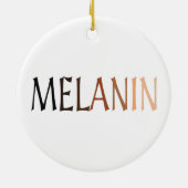 MELANIN Shades of Black Keramisch Ornament (Achterkant)