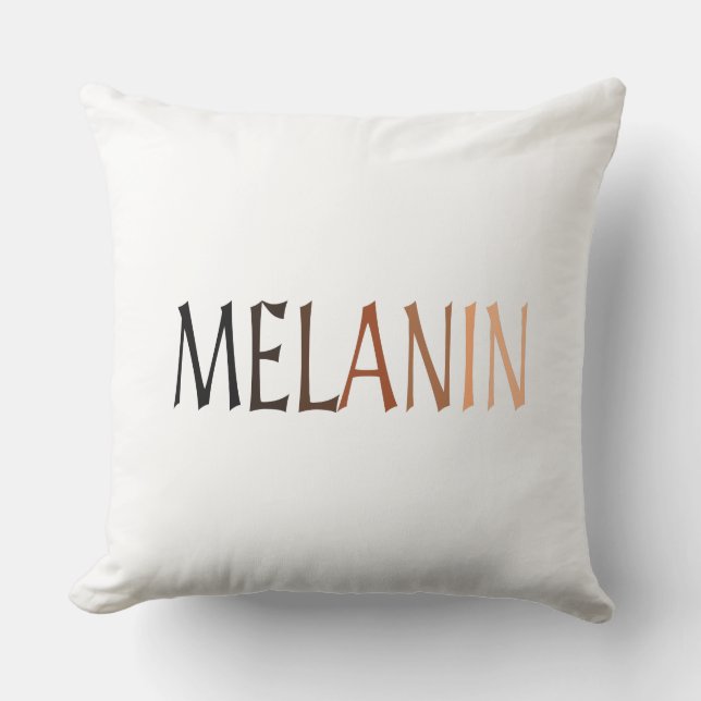 MELANIN Shades of Black Kussen (Voorkant)