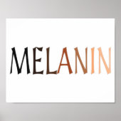 MELANIN Shades of Black Poster (Voorkant)