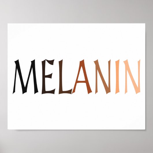 MELANIN Shades of Black Poster (Voorkant)