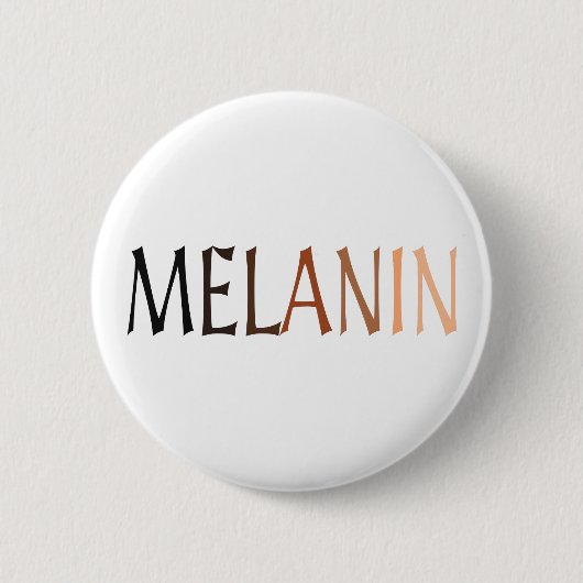MELANIN Shades of Black Ronde Button 5,7 Cm (Voorkant)