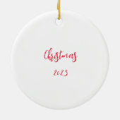 Melanin Sista Zwart Meisje Magic Bruin Huid Meisje Keramisch Ornament (Achterkant)