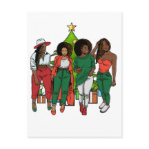 Melanin Sistas Kerstboom & Cadeaus Zwart Meisjes