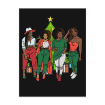 Melanin Sistas Kerstboom & Cadeaus Zwart Meisjes