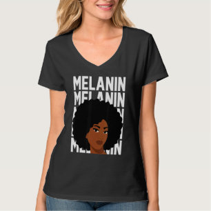Melanin Skin Colour African American Black Woman A T-shirt