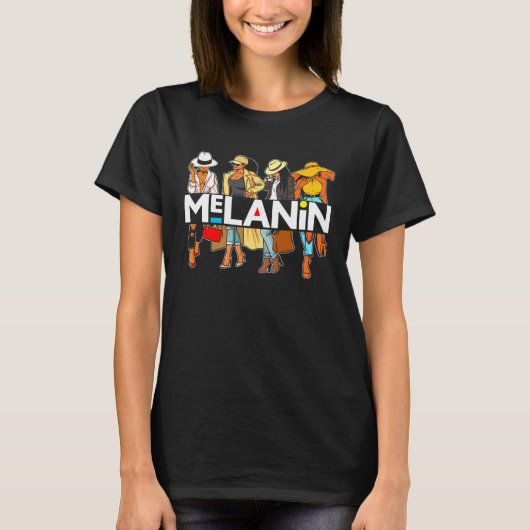 Melanin Squad Sis Black Girl Magic Melanin Women S T-shirt (Voorkant)