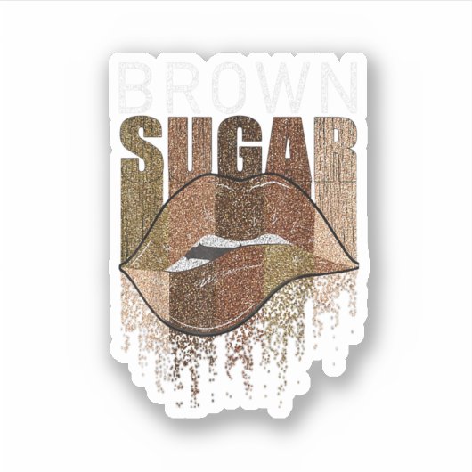 Melanin Sugar Sticker (Voorkant)