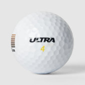 Melanin USA Flag African American Black History Golfballen (Logo)